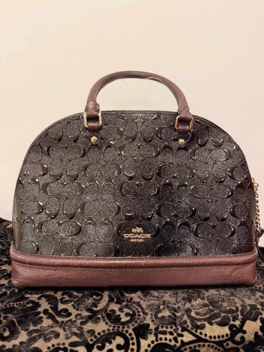 Vintage Coach Signature Embossed Purse
